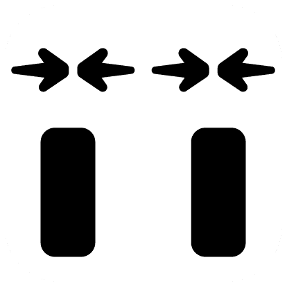 각각 가로줄이기